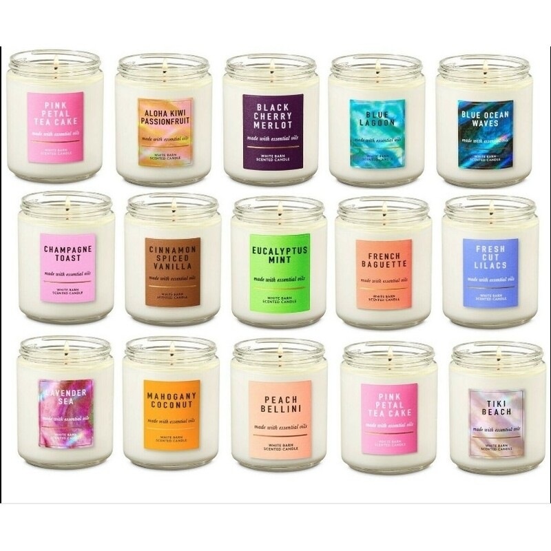 Bath and body works single wick candle- RAMDOM CANDLE