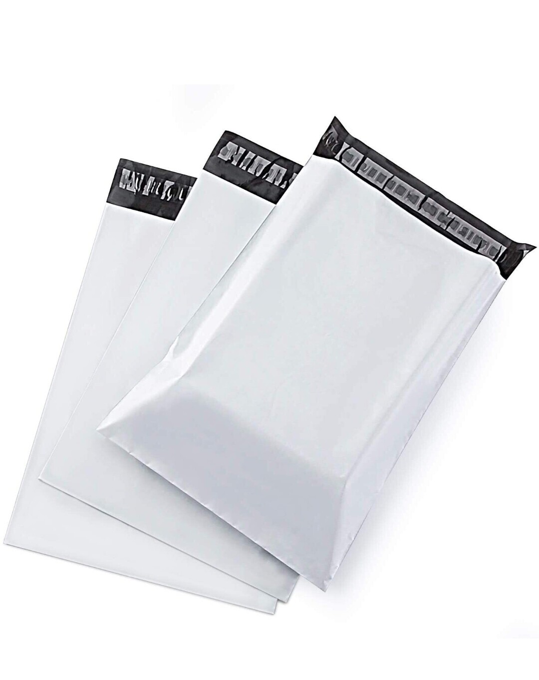 10x13 Inch Poly Mailers white 
