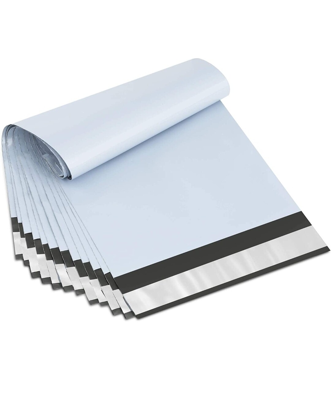6x9 Inch Poly Mailers white 