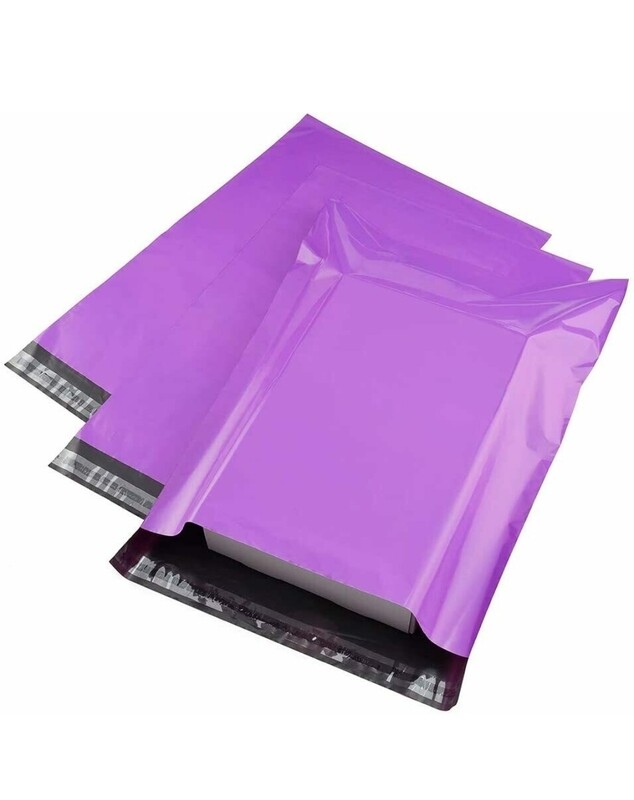 6x9 Inch Poly Mailers Purple
