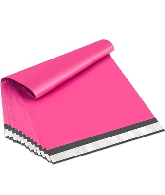 10x13 Inch Poly Mailers Pink