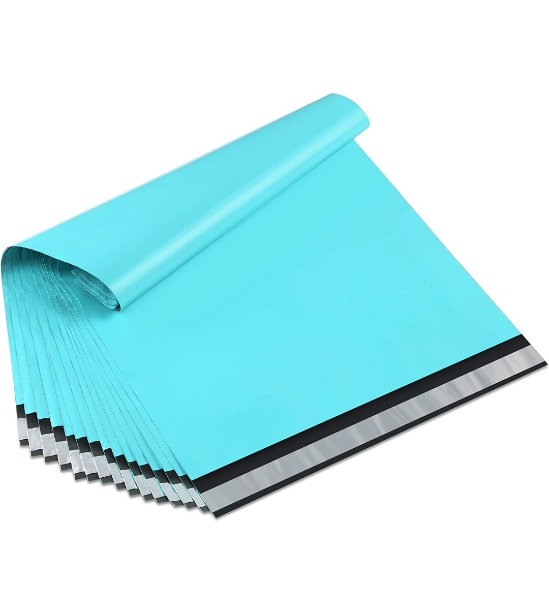 10x13 Inch Poly Mailers Teal 