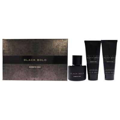 Black Bold by Kenneth Cole for Men - 3 Pc Gift Set 
