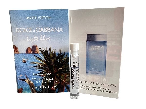 Dolce and Gabbana light blue 1ml travel size