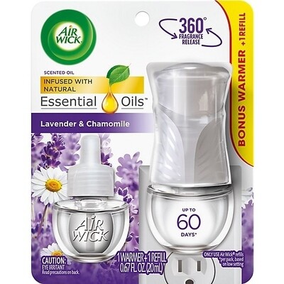 Air wick refill and plug set- Lavender 