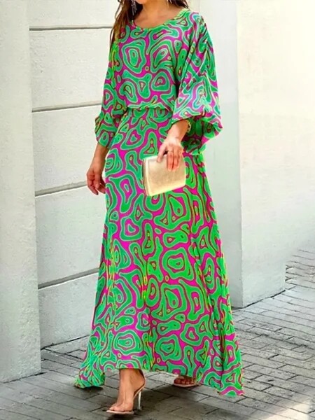 XL Green Long sleeve Lantern Sleeve Regular Fit