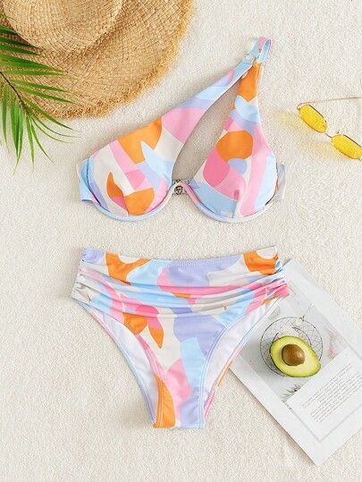 Multicolor swimwear large