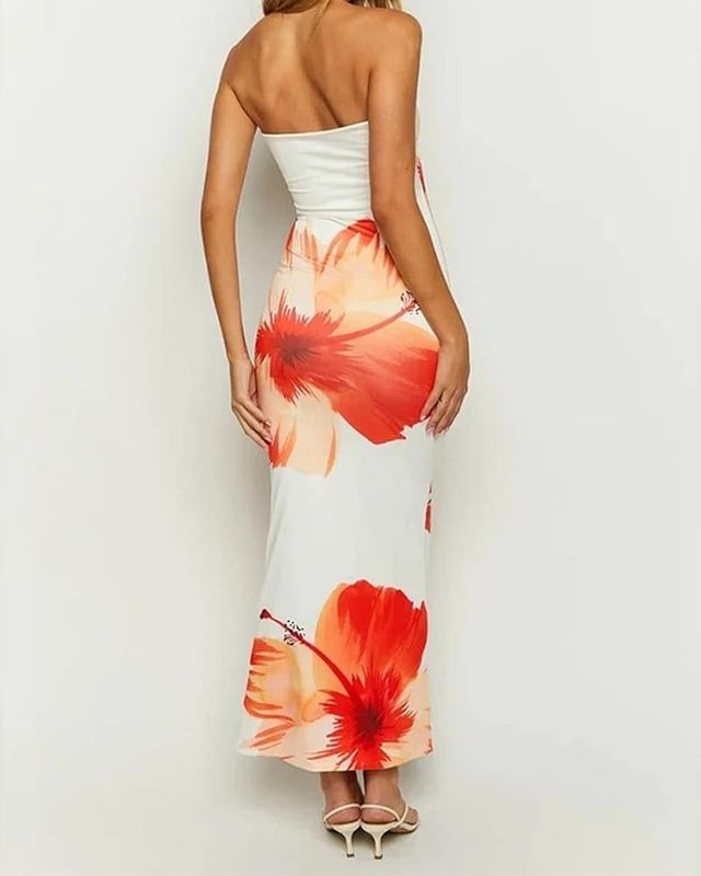 Summer Floral print dress medium