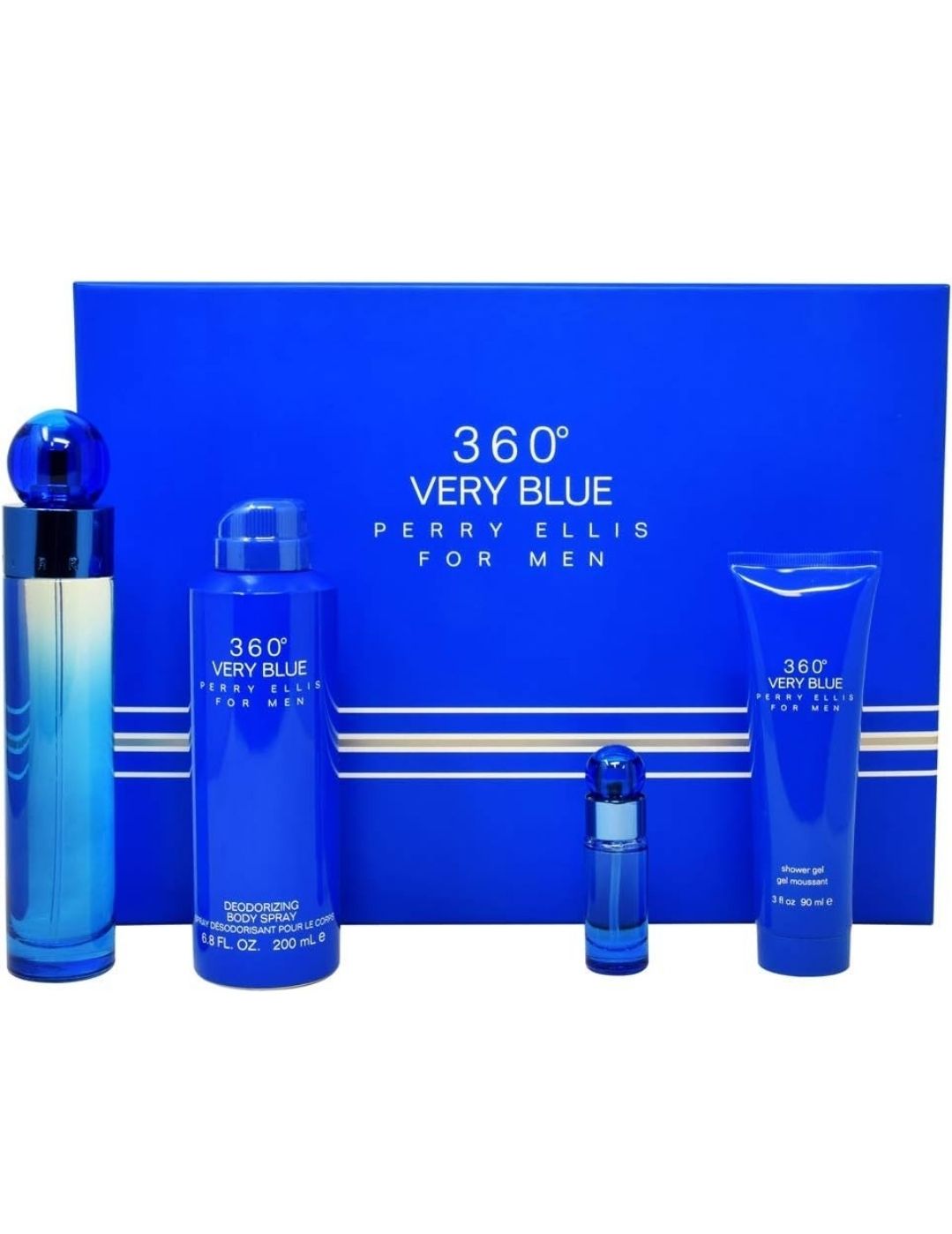 Perry Ellis 360 Very Blue 4 Piece Set