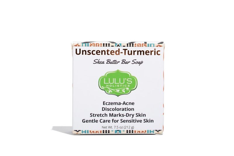 Lulu Holistic Unscented Turmeric Soap (New Size)