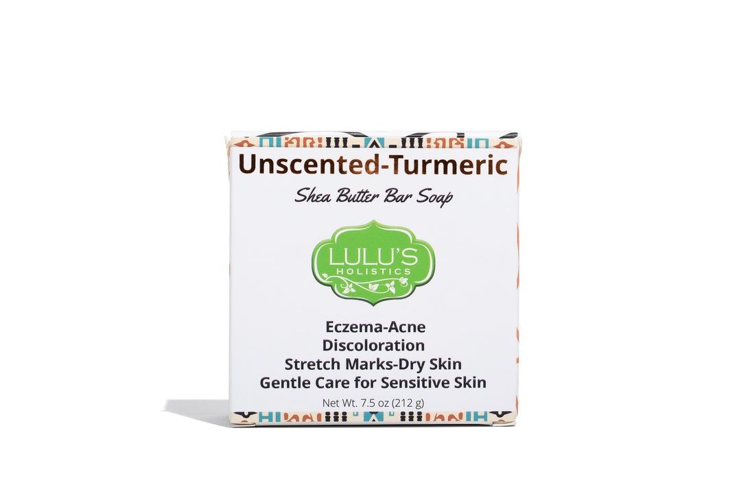 Lulu Holistic Unscented Turmeric Soap (New Size)