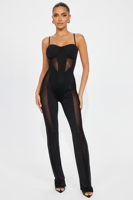 Put A Spell On You Jumpsuit - Black MEDIUM