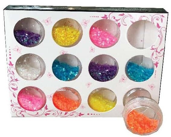 Nacar colores p/Uñas x12 TEJAR