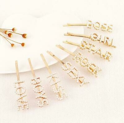 Invisible dorado con letras perla x12u
