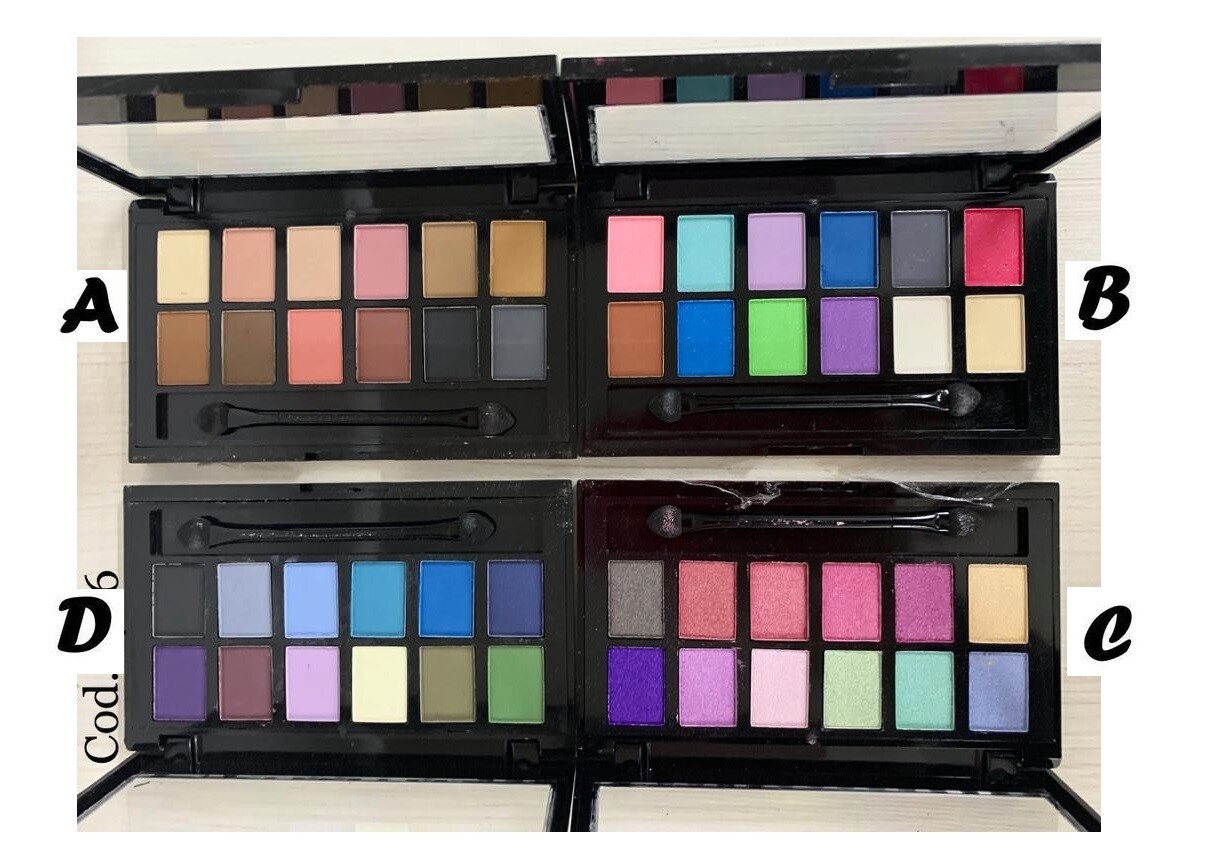 Sombra p/ojos 12 colores 12grs TEJAR