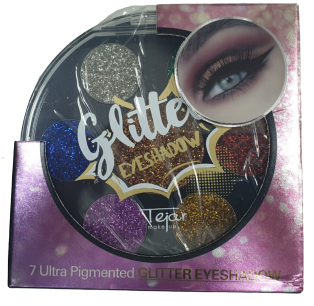 Glitter eyeshadow 7 colores 12g TEJAR