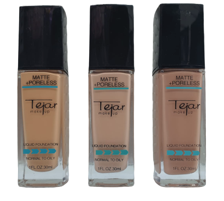 MAQUILLAJE FLUIDO MATTE ENVASE VIDRIO 30ML ART.2611 TEJAR