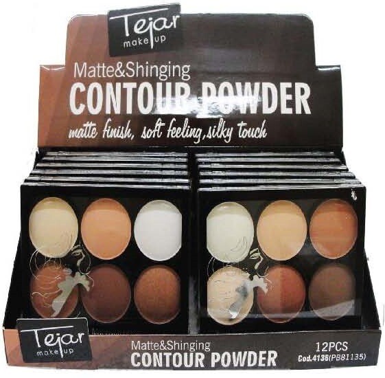 Matte y Shining Contour Powder x 6 Col. TEJAR
