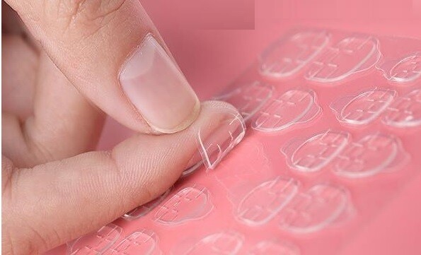 Plancha de silicona adhesivo de Uñas