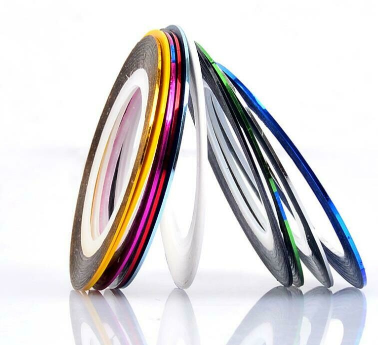 Cintas decorativas para uñas 1mm lisas