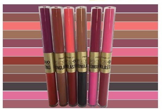Brillo Labial LIPGLOSS DUO LONGLASTING PINK21​