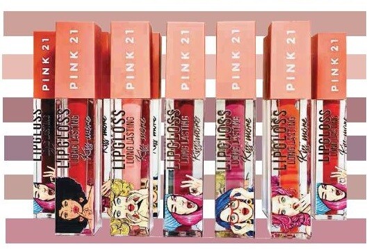 Brillo Labial Kiss more PINK21​