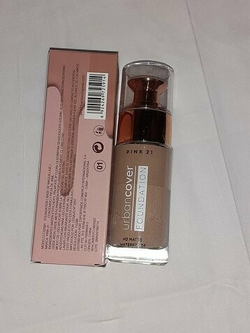 Base maquillaje urban cover PINK21​, Tono: 01