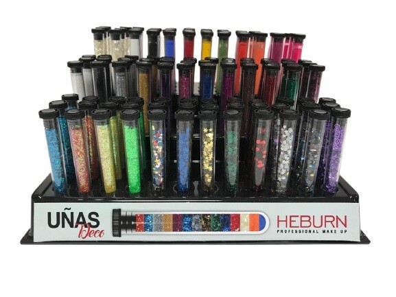 GIBRE / GLITTER / STRASS para decoracion de Uñas HEBURN