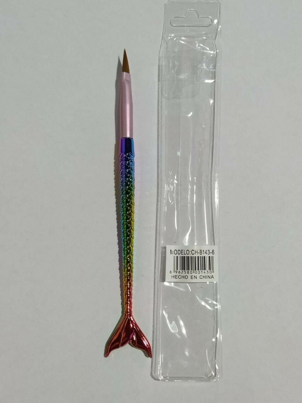 Pincel para Acrilico Mango Cola de Sirena, Modelo: No6