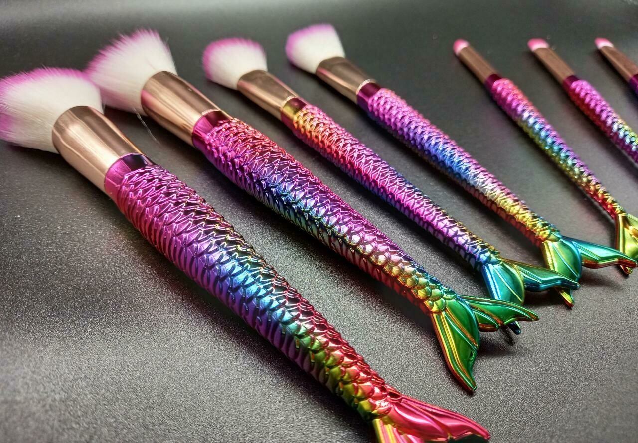 Set de 7 Brochas Pescadito Maquillaje