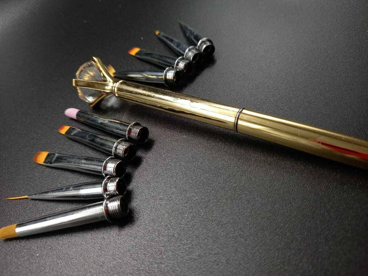 Mix pinceles diamante 10 variaciones intercambiables