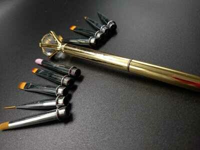 Mix pinceles diamante 10 variaciones intercambiables