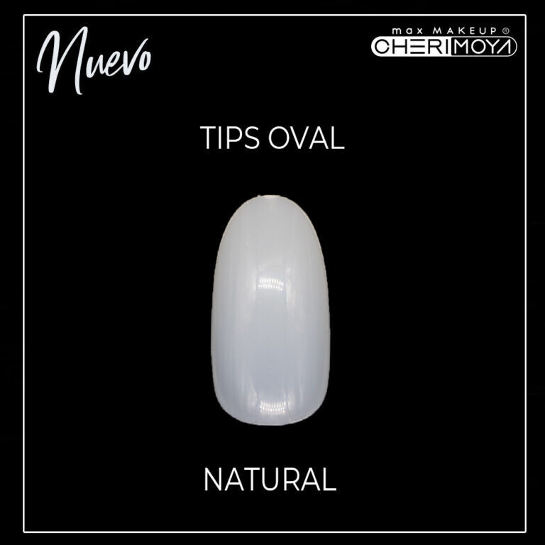 Uñas Postizas Oval Natural 100pcs CHERIMOYA
