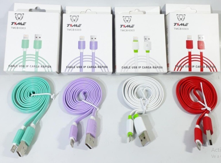 CABLE DE IPHONE COLORES