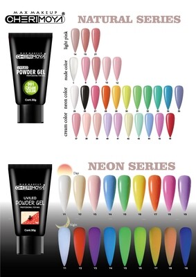 POLYGEL Z-POWDER GEL UV/LED 30G CHERIMOYA