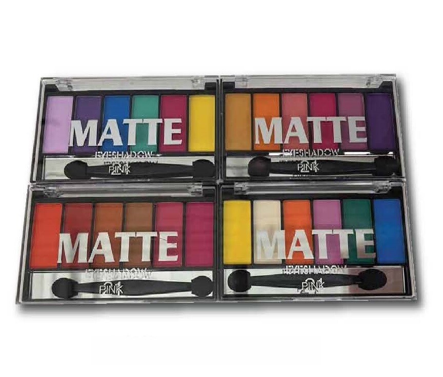 Sombra para ojos 6 Colores MATTE PINK21​