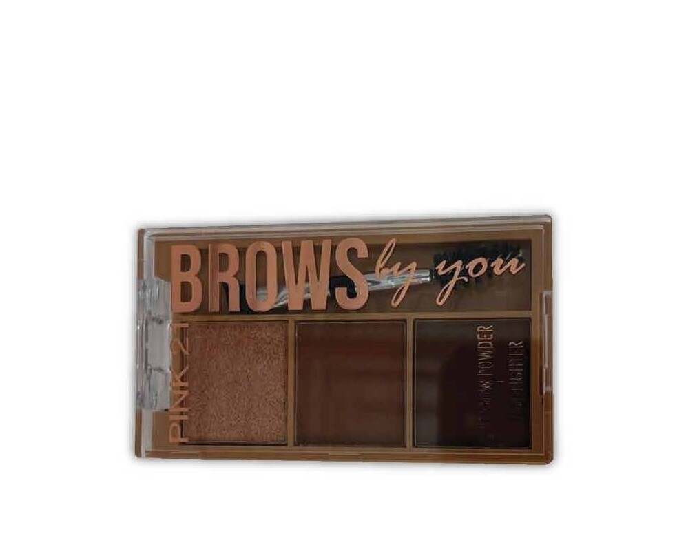 POLVO DE CAJAS + ILUMINADOR BROWS BY YOU PINK21
