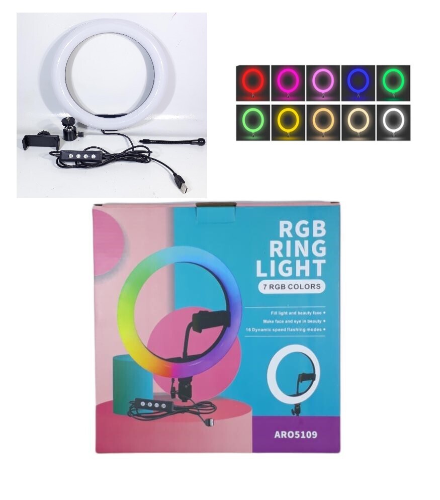ARO SELFIE RGB 26CM (SIN TRIPODE)