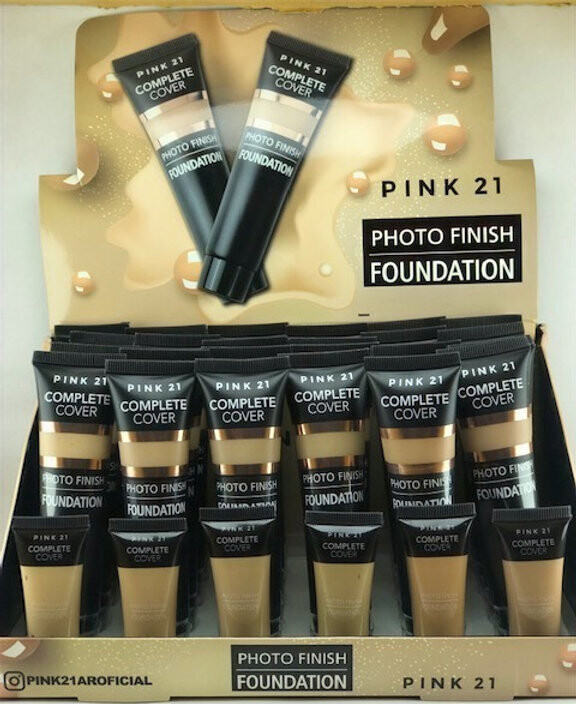 COVER BASE FOUNDATION PHOTO FINISH COMPLETE PINK 21