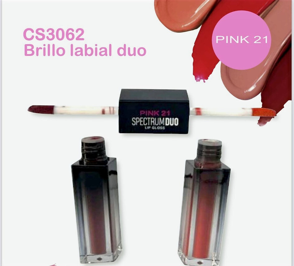 BRILLO LABIAL SPECTRUM DUO LIP GLOSS PIN21