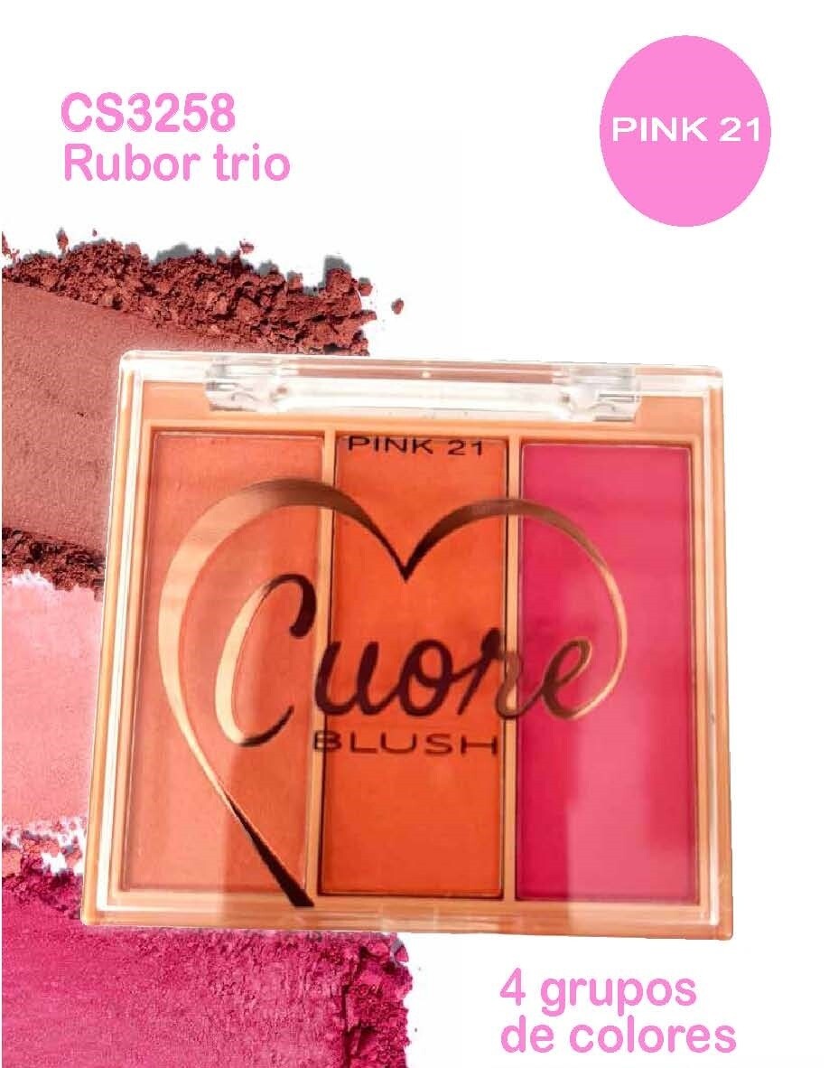 RUBOR TRIO CUORE BRUSH PIN21