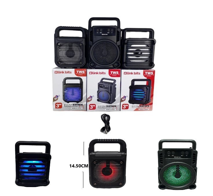 PARLANTE BT/FM/MP3 3PLG LINK BITS 363T 364T