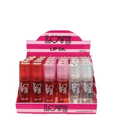 BRILLO LABIAL CON APLICADOR A BOLILLA 3.5ML LOVE CRAZY