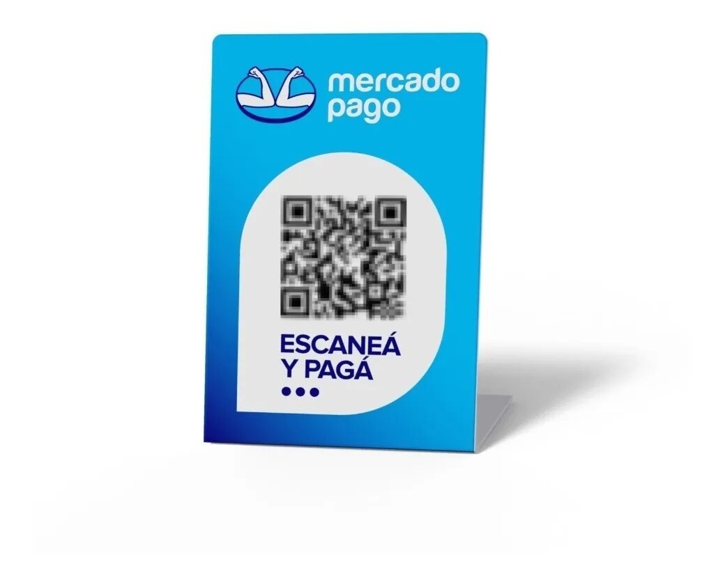 Kit Oficial Código Qr MercadoPago Cobro Tarjetas Comercios