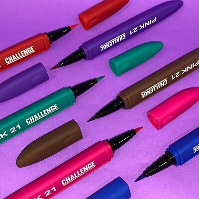 MARKER EYELINER CHALLENGE PINK21