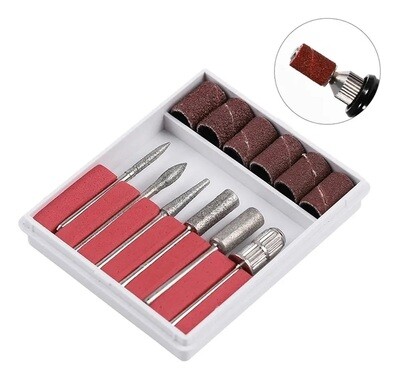 SET DE FRESAS DIAMANTADAS X6 PARA TORNO