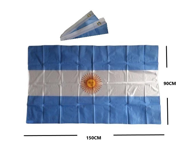 BANDERA ARGENTINA 90*150CM MUNDIAL