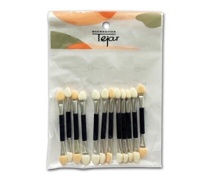APLICADOR PARA MAQUILLAJE DOBLE X 12U - TEJAR