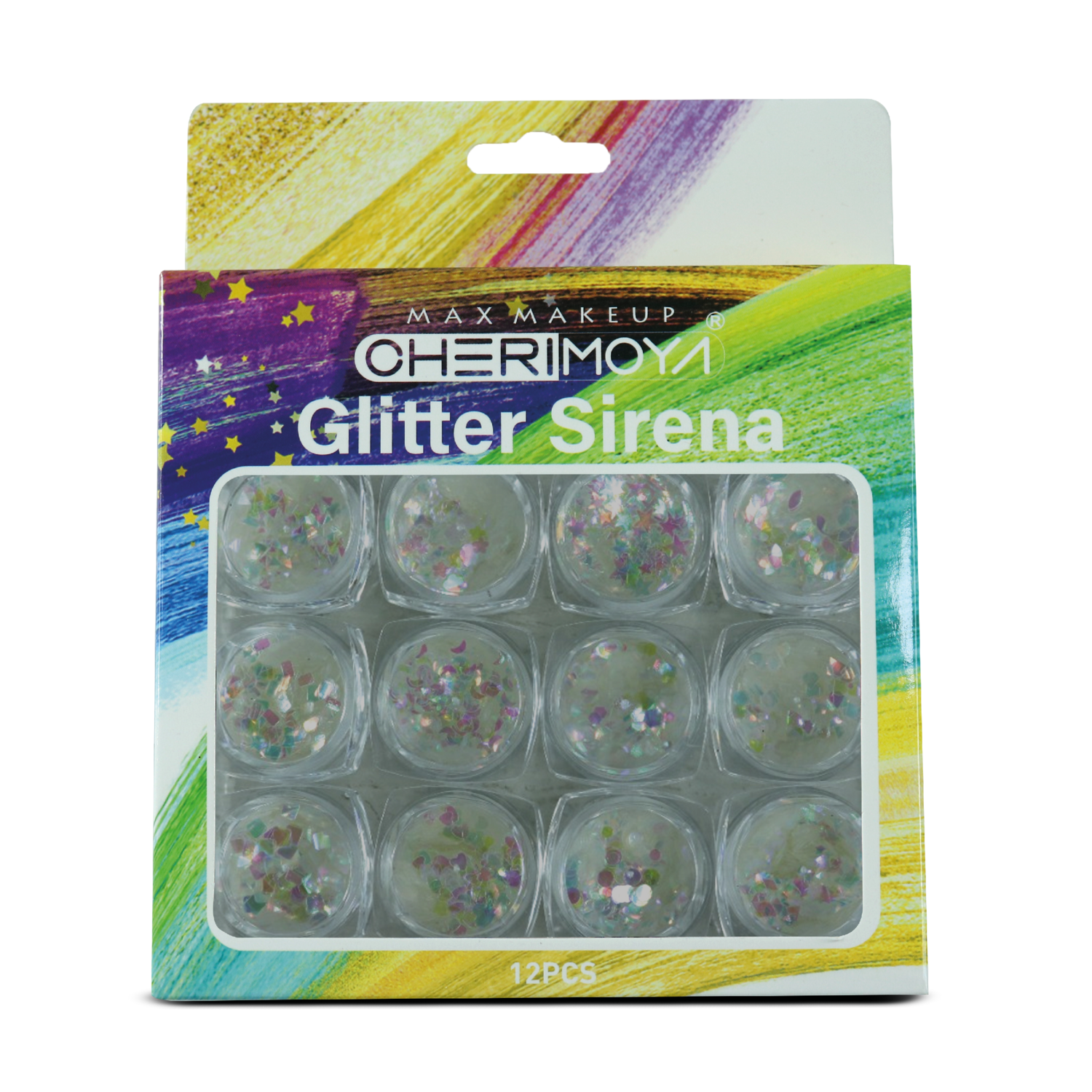 Glitter decoracion X12Uni CHERIMOYA  NUEVO