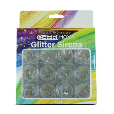 Glitter decoracion X12Uni CHERIMOYA  NUEVO